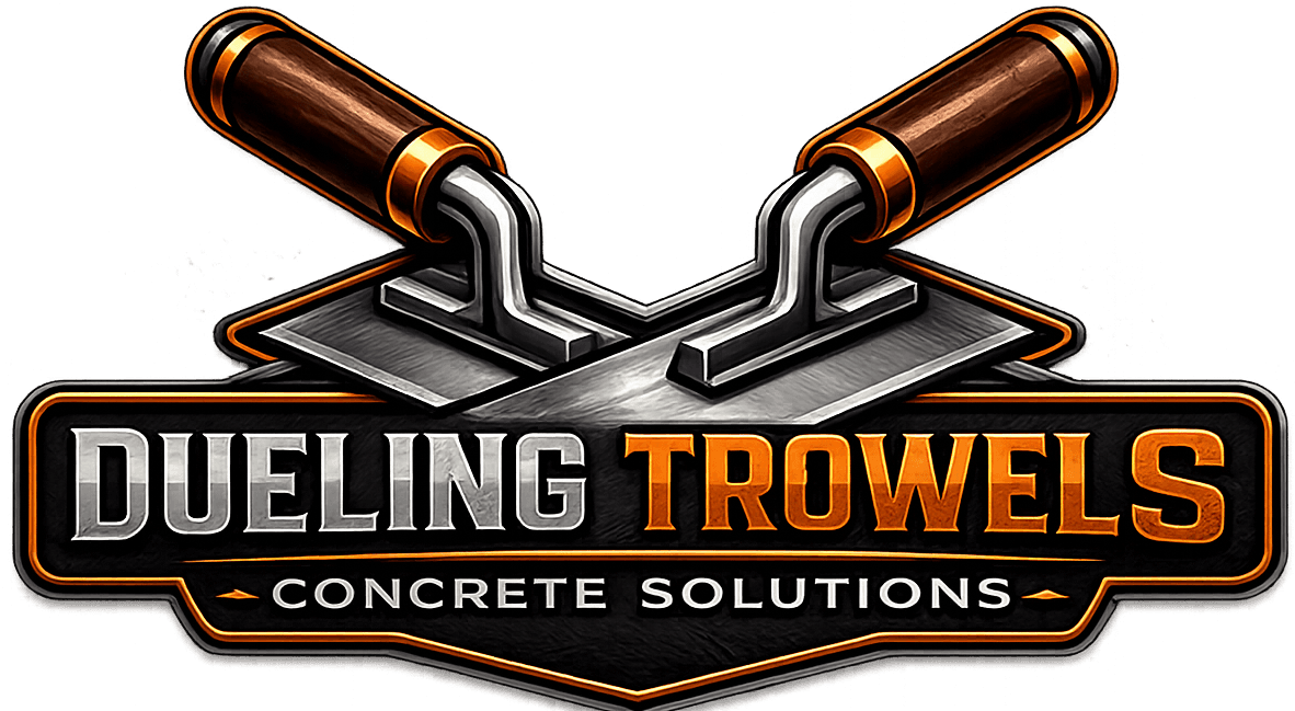 Dueling Trowels Concrete Solutions logo